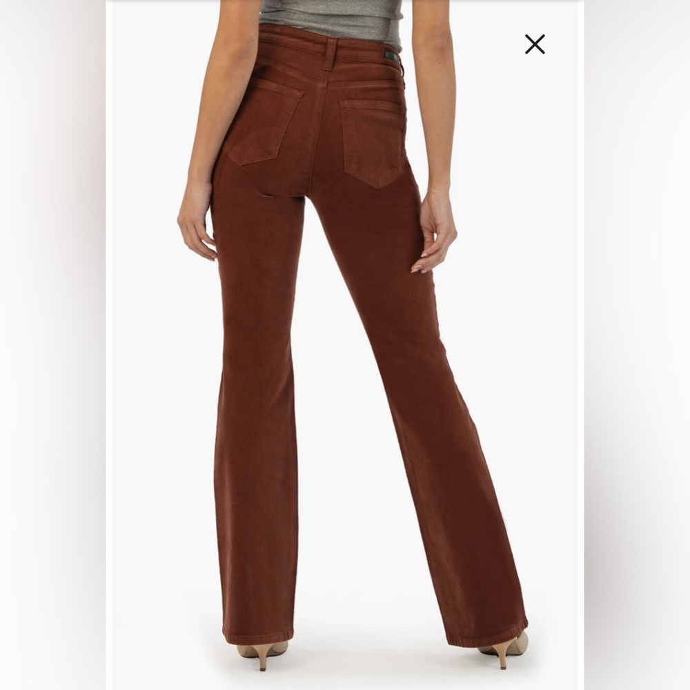 KUT from the Kloth Ana Fab Ab High Waist Flare Corduroy Jeans size 10 - Picture 5 of 10